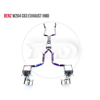 Ispušni sustav od legure titana Downpipe pogodan za e-ventila za automatsku modifikaciju Benz W204 C63