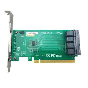 Kontroler Nvme ANU04PE16 SFF8643 s 4 luka Pcie3.0 X16 SSD Exp Riser (bez kabela, ne podržava LSI od 8643X2 do 8639X2)