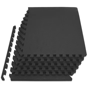 Mat-zagonetka ProsourceFit za vježbe 1 centimetar, crna, 24 sq ft - 6 pločica