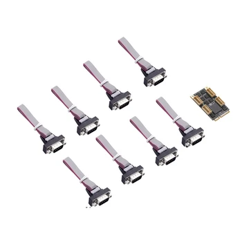 MINI PCIe-8-port serial RS232 kartica MINI PCIe-8-port serial Kartica za proširenje RS232 Riser Card COM-Kontroler 17V358