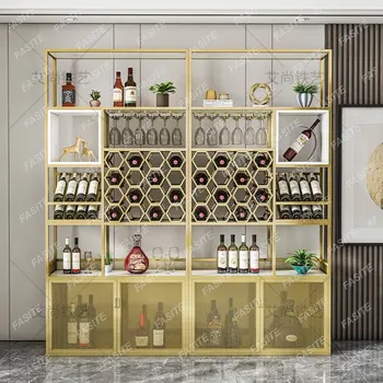 Običaj iron vinski police za pohranu vina kabineta jednostavan restoran stalak za crvena vina, a rok za kućne zidova, polica za pohranu vinske čaše