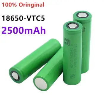 1-10 Stvarni kapacitet Izvorna snaga litij baterija 18650 VTC5 2500 mah baterija Zamjena VTC5 18650 3,7 2500 mah