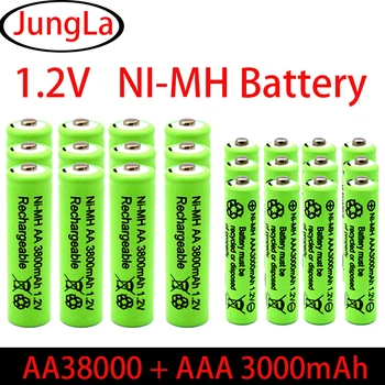 1,2 AA 3800 mah NI-MH punjiva baterija + AAA 3000 mah punjiva baterija