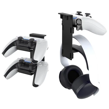 1 KOM. držač slušalice, stalak za slušalice, gamepad/vješalica za slušalice, nosač za PS5 za Xbox Series X, pribor za host controller