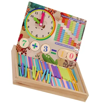 1 Komplet za Učenje igračke Iz Matematike Dječje Matematički Igračka Drveni Matematički Igračka Broj Matematički Igračka