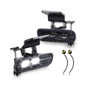 1 par prednjih svjetala prednja svjetla s crnim led visokog intenziteta za Chevrolet Silverado 99-02 Tahoe 00-06, modificirana prednja svjetla