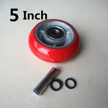 1 predmet, 5-inčni pu-pu-одноколесная željezna šipka s jezgrom u sredini, crvena kolica za vozača s tablet rade