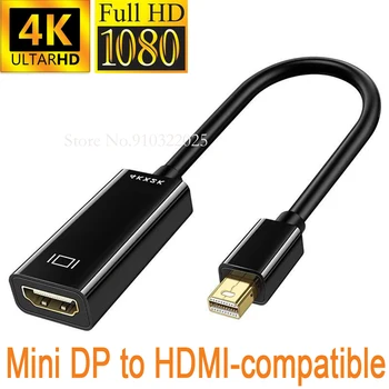 10 kom. Kabel Adapter, kompatibilan s Mini DP i HDMI Konverter HD 4k 1080P, Priključak Displayport Za TV-Projektor Apple Book Air Pro