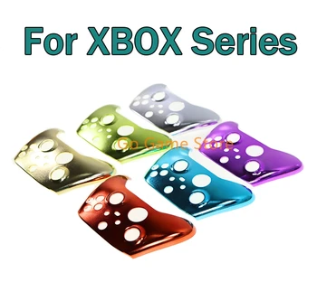 10 kom. Zamjena za Xbox kontroler S serije X Kromirana kućišta Prednji ljuska Gornji poklopac torbica koža