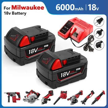 100% Original Baterija za Milwaukee 48-11-1815 M18B2 M18B4 M18B5 M18B M18B9 M18BX