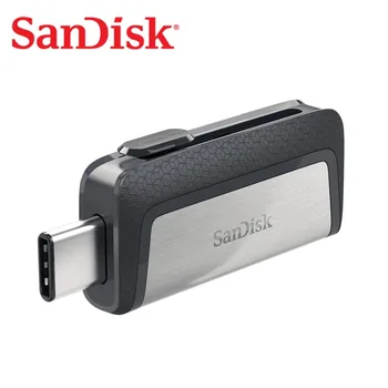 100% SanDisk usb 128 GB SDDDC2 Ekstremno visoke brzine Type-C USB3.1 dvokrevetna OTG USB Flash disk od 64 GB Flash drive 256 GB 150 M/s flash-pogoni