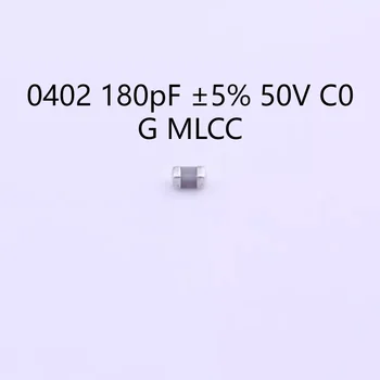 10000 kom./lot C1005C0G1H181JT000F kondenzator 0402 180pF ±5% 50V C0G MLCC