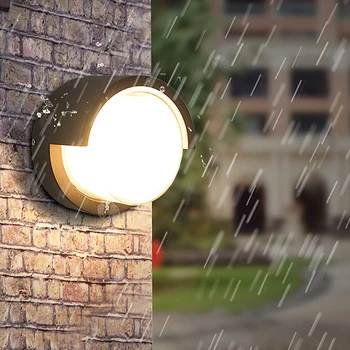 12 W LED Vanjska Zidna Svjetiljka Vodootporan IP65 Zidne Lampe Trijem Dvorište Dvorište i Balkon Dekorativne Rasvjete Zidna Lampa 220v