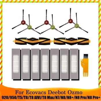 16 kom. Za Ecovacs Deebot OZMO 920 950 Robot-Usisavač Serije T5, T8 T9 Osnovna Bočna Četka HEPA Filter Dijelovi Set Pribora