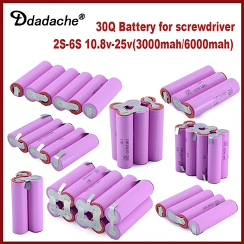 18650 30Q 3000 mah bateriju od 6.000 mah 20 ampera 3 S 4S i 5S 6S 8 S 7,4 NA 12,6 14,8 U 18 25,2 U 29,6 Za odvijača baterije baterija aparat za varenje