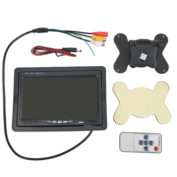 1PC 7-inčni auto-monitor za sigurnost kamiona HD ekran za pomoć pri parkiranju auto monitor 12 v/24 v color TFT LCD Pribor za parkiranje automobila