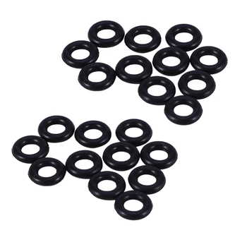 20 kom. crni gumeni o-prsten O-oblika, mase za brtvljenje podloške 8x4x2 mm