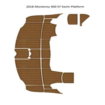 2018 Monterey 400 SY, platforma za kupanje, oslonac za noge, brod, stiropor EVA, a pod je od umjetne tika