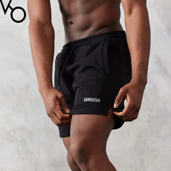 2023 Ljetne nove muške kratke hlače za teretane, fitness, pamučne пятиточечные hlače za trčanje, svakodnevne kratke hlače za bodybuilding, svakodnevne kratke hlače za trčanje na otvorenom