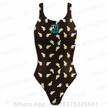 2023 Love The Pain jednodijelni kupaći kostimi ženski kupaći kostim sa širokim плечевыми лямками, kupaći kostim, multifunkcionalni пляжное body za otvorene vode