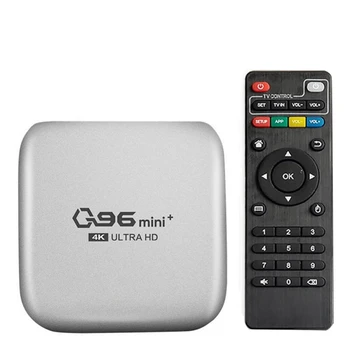 2X Q96 Mini Plus Tv Box 5G + Wifi Smart Tv Box Amlogic S905W 4-core 64-bitni 4 GB + 32 GB Wifi media player Gornja kutija-EU Plug