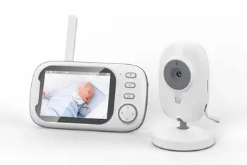 3,5-inčni ekran 720P baby monitor Temperatura, uspavanka, podsjetnik o ishrani, otkrivanje krik, usluga, skladište za čuvanje djece, interfon, dječje skladište