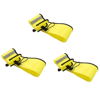 3 predmeta, 1 m, za ronjenje, napuhavanje signalni plutača SMB, vidljivost, float, signalni cijev, kobasica, žuta