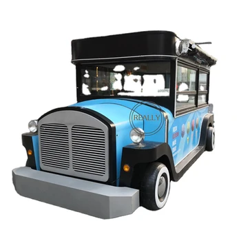 4 Kotača ulični klasicni kamion za ugostiteljstvo Mobilna kuhinja ulica kolica fast food kiosk za prodaju sladoleda na red