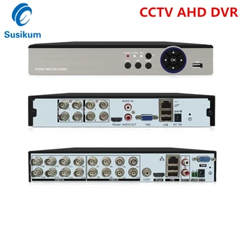 4CH 8CH 16CH CCTV AHD DVR Snimač 5M-N Hybird NVR 5 U 1 Sigurnost Digitalni Video snimač Za 5 Megapiksela AHD/CVI/TVI/CVBS/IP kamere