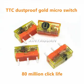 4kom TTC Prašinu udubljenu tipku miša 80 milijuna pritisaka na vijek trajanja kontakt iz zlatne legure 0,78 N Ravnomernije snagu, gumb malo čvršće