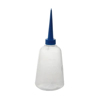 4X 250 ml transparent bijelo-plava plastična boca-aplikator za tekuće ljepilo