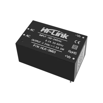 50 kom./lot Hi-Link ag HLK-5M03 220 do 3,3 5 W mini modul za napajanje intelektualni potrošačke sklopni transformator izmjenične struje dc