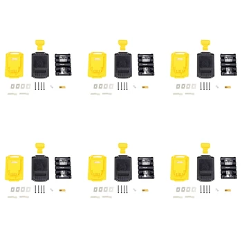 6X Izmjenjivi Plastični Poklopac za baterije Dewalt 20V DCB201, DCB203, DCB204, DCB200 18V Dogovor Pokriva litij-ionske baterije