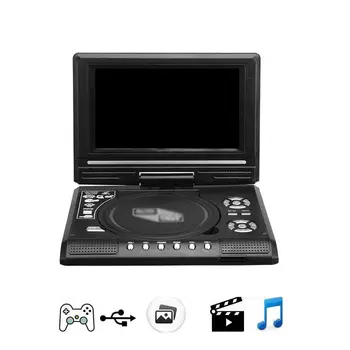 7,8-inčni Prijenosni DVD player VCD, MP3 Viewer 16:9 Widescreen 270 ° Okretni LCD ekran Home Auto-Tv FM USB sa značajkom igre