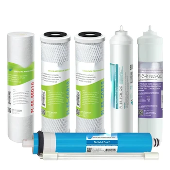 75 Set zamjena filter Velikog kapaciteta, sustava za filtriranje vode s obrnute Osmoze Essence Serije ROES-PHUV75 1-7 Korak(