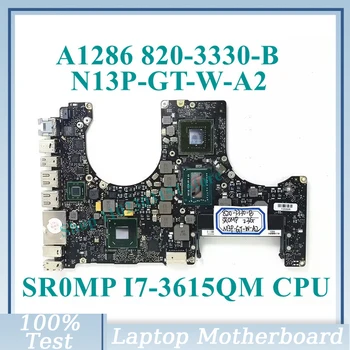 820-3330-B 2,3 Ghz procesorom SR0MP I7-3615QM Matična ploča N13P-GT-W-A2 za matičnu ploču laptopa Apple A1286 SLJ8C 100% u Potpunosti radi dobro