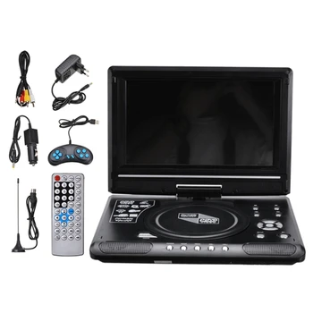 9,8-Inčni Laptop Home Auto DVD player VCD CD Gaming TV-player s USB-Радиоадаптер Podržava Prijem FM radio-EU Plug