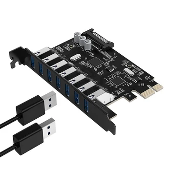 Adapter ORICO USB3.0 PCI Express 7-port kartica za proširenje USB3.0 Matična ploča računala