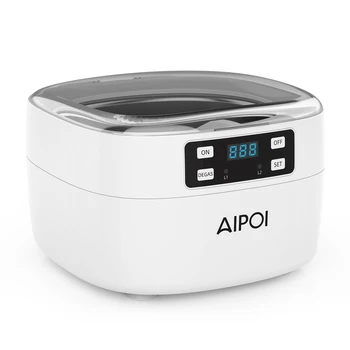 AIPOI 750 ml ultrazvučni čistač nakit, satovi, naočale, prsten, ultrazvučni aparat za čišćenje kupaonice, namještaj / kućanski aparati