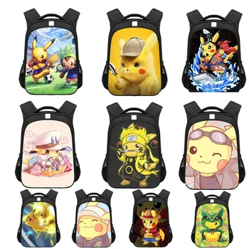 Anime Kemeng Pikachu Studentski školski ruksak sa reflektirajuća traka, dječji мультяшный slatka, ruksak za vrtić, darove za djecu