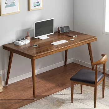 Aoliviya Službeni novi računalni stol, stolni home stol, moderan minimalistički stol, stol od golog drveta, stol za spavaće sobe, prijenosni stol za kabinet