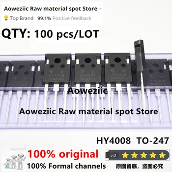Aoweziic 2022 + 100PC 100% potpuno Novi i Originalni HY4008 HY4008W TO-247 MOSFET inverter Ультрачип 80V 200A
