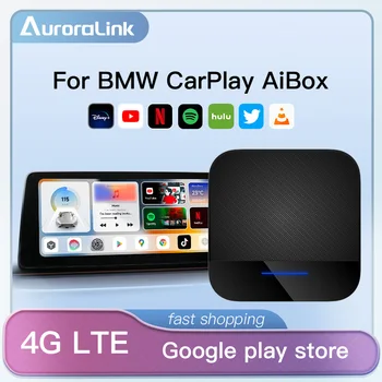 AuroraLink za BMW CarPlay Android Ai Box Восьмиядерный procesor, 4 GB, 64 GB sa YouTube, Netflix sa SIM TF za ID6 ID7 ID8 E90