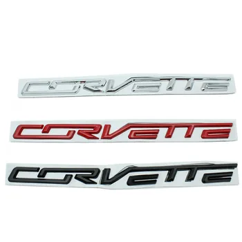 Auto 3D Metalne Naljepnice Naljepnica Za Chevrolet Corvette C3 C4 C5 C6 C7 C8 Slova Na Prtljažniku Automobila Simbol Simbol Naljepnice Za Styling Pribor