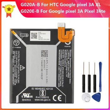 Baterija telefona je G020A-B G020E-B za HTC Google pixel 3A XL 3700 mah G020E-B za Google Pixel 3A Pixel 3 Lite 3000 mah