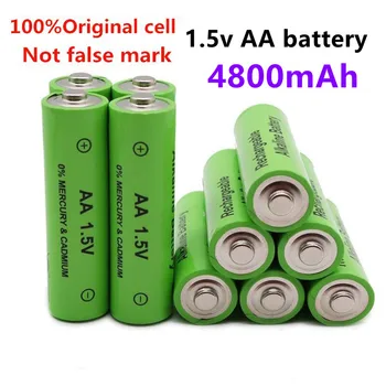 Batteries alcalines rechargeables 1.5 V AA 4800mAh pour jouets mp3, lumière led, nouvelle marque, livraison pogreške