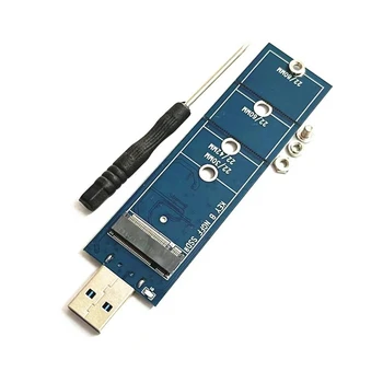 Blue card-adapter M. 2 NGFF za hard disk, ssd, card-adapter USB3.0, protokol M. 2 SATA B-Mey