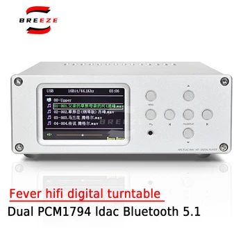 BREEZE HIFI Fever Hi-Fi Digitalni Player USB-memorijski štapić Bez Gubitaka Player Dual PCM1794 Audio Dekoder Ldac Bluetooth 5.1