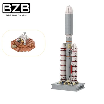 BZB MOC 61281 Raketno oružje Svjetskog rata Model Raketne instalacije Sonda Huygens Saturna Dječak Djeca Igračke Za Rođendan Božić Darove