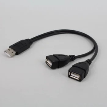 Cijev 2 u 1 Usb2.0 od muškaraca i žena USB podatkovni kabel, kabel za spajanje na tvrdi disk, mrežnu karticu